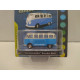 VOLKSWAGEN T1 SAMBA BUS BLUE & WHITE CLASSICS MOTOR WORLD 1:64 GREENLIGHT