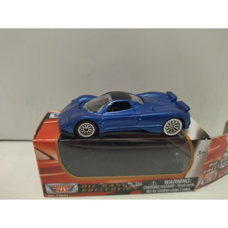 PAGANI ZONDA C12 BLUE 1:64 MOTOR MAX