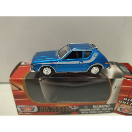 AMC GREMLIN X BLUE 1:64 MOTOR MAX