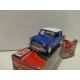 MORRIS MINI 1961 BLUE & WHITE 1:64 MOTOR MAX