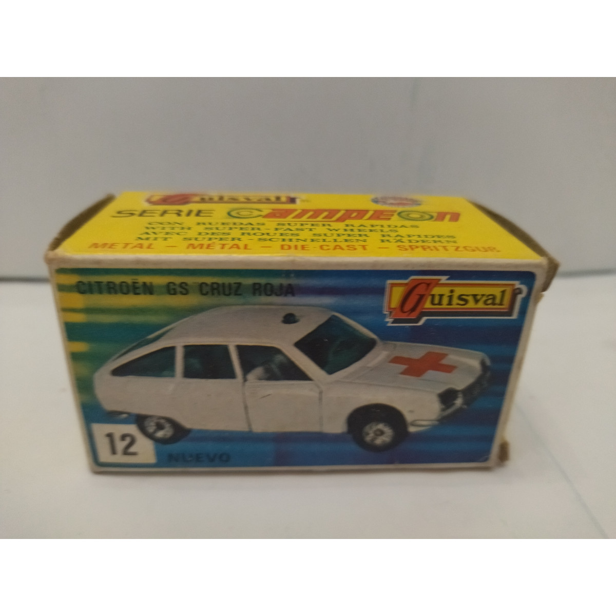 CITROEN GS CRUZ ROJA 1:64 GUISVAL n12 VINTAGE ORIGINAL/V
