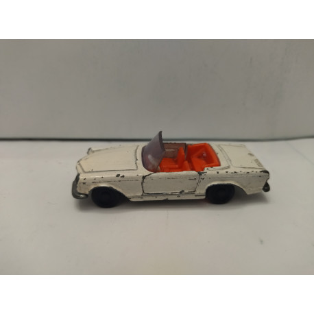 MERCEDES-BENZ 230SL ROADSTER WHITE 1:60/apx 1:64 SIKU V229 VINTAGE ORIGINAL/NO BOX