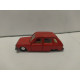 RENAULT 6 ROJO RUEDAS TRASERAS HUNDIDAS apx 1:64 GUISVAL ESPAÑA VINTAGE/NO BOX