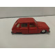 RENAULT 6 ROJO RUEDAS TRASERAS HUNDIDAS apx 1:64 GUISVAL ESPAÑA VINTAGE/NO BOX