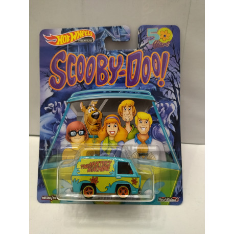 THE MYSTERY MACHINE SCOOBY-DOO (BLUE) 1:64 HOT WHEELS PREMIUM