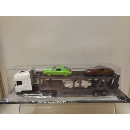 SCANIA CAMION/TRUCK PORTACOCHES apx 1:87 H0 GUISVAL