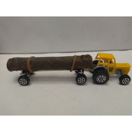 TRACTOR CENTAURO + REMOLQUE TRONCO 1:50/apx 1:64 POLITOYS J88