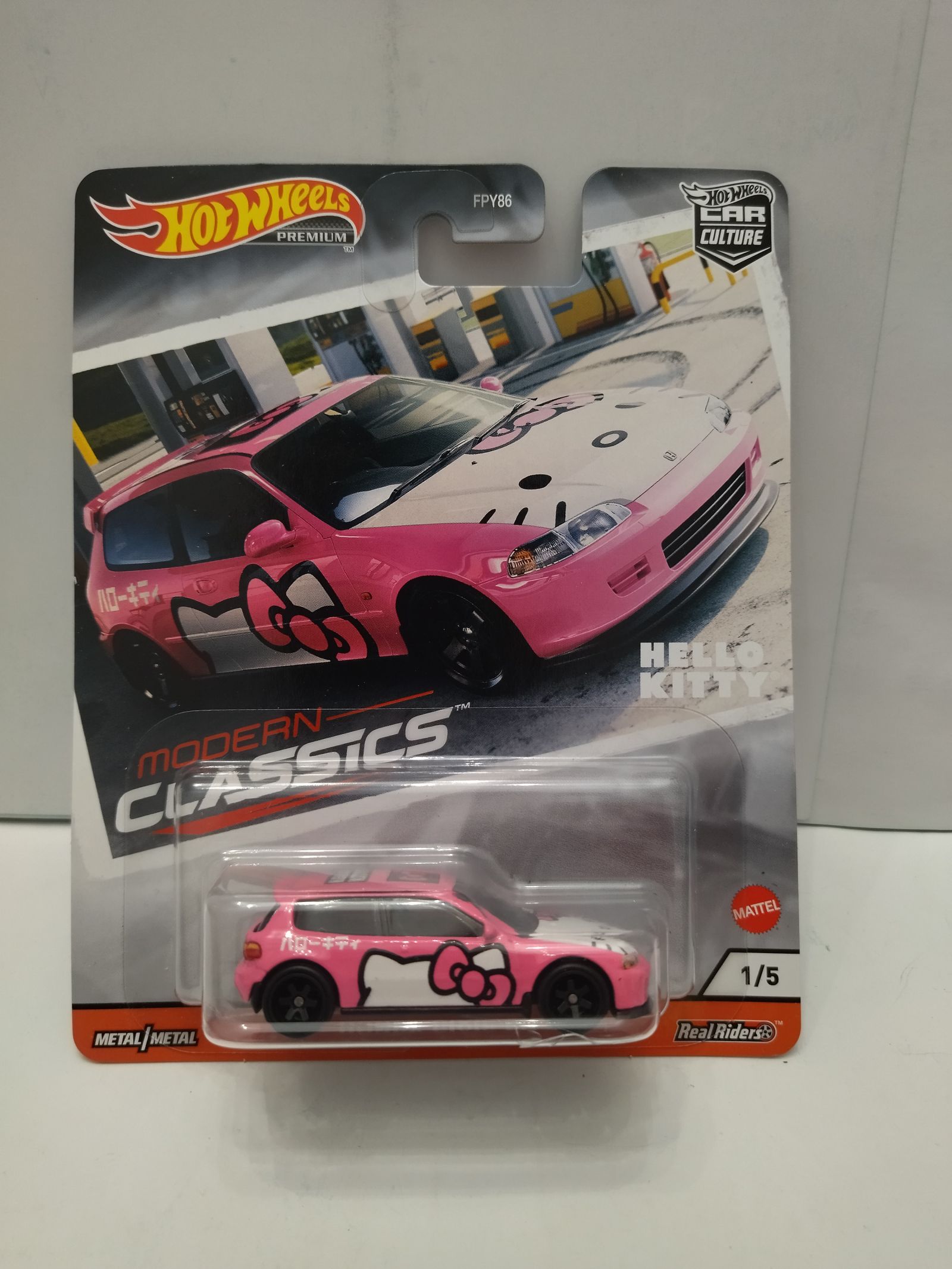 HONDA CIVIC EG HELLO KITTY 1/5 MODERN CLASSIC 1:64 HOT WHEELS