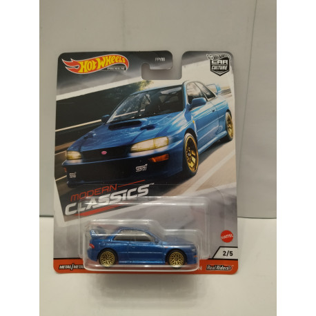 SUBARU IMPREZA 1998 22-B STi VERSION 2/5 MODERN CLASSIC 1:64 HOT WHEELS  PREMIUM BCN STOCK CARS