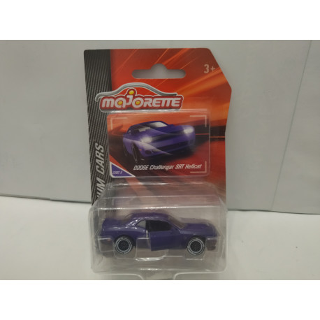 DODGE CHALLENGER SRT HELLCAT PURPLE PREMIUM CARS 1:66/apx 1:64 MAJORETTE