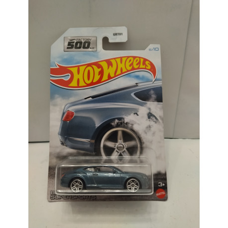 BENTLEY CONTINENTAL SUPERSPORTS 6/10 FACTORY 500 1:64 HOT WHEELS