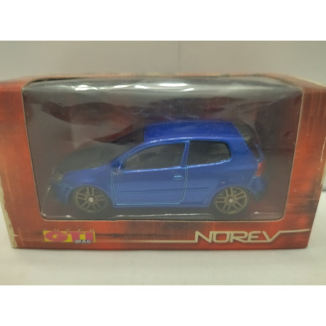 VOLKSWAGEN GOLF 5 GTi BLUE/BLACK TUNER/TUNING apx 1:64 NOREV 3 INCHES (7,5cm)