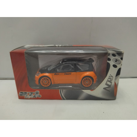 CITROEN C2 ORANGE/BLACK TUNER/TUNING apx 1:64 NOREV 3 INCHES (7,5cm)