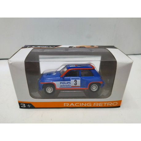 RENAULT 5 MAXI TURBO RALLY TOUR CORSE 1985 RACING apx 1:64 NOREV 3 INCHES (7,5cm)