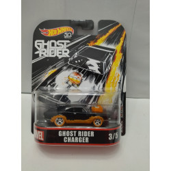 DODGE CHARGER GHOST RIDER 3/5 MARVEL 1:64 HOT WHEELS PREMIUM