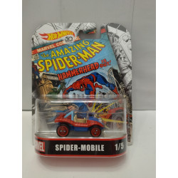 SPIDER-MOBILE SPIDERMAN 1/5 MARVEL 1:64 HOT WHEELS PREMIUM