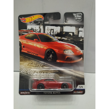 TOYOTA SUPRA 1/5 CRUISE BOULEVARD 1:64 HOT WHEELS PREMIUM