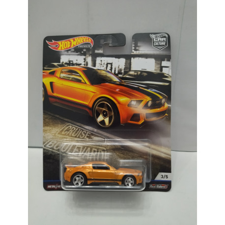 FORD MUSTANG 2014 CUSTOM 3/5 CRUISE BOULEVARD 1:64 HOT WHEELS PREMIUM
