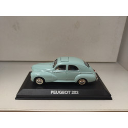 PEUGEOT 203 GREEN LIGHT 1:43 ATLAS IXO HARD BOX