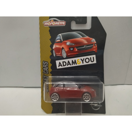 OPEL ADAM RED & BLACK 1:55/apx 1:64 DEALER OPEL MAJORETTE