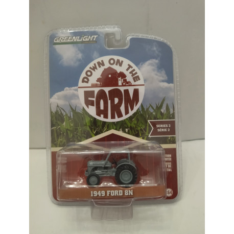 FORD 8N 1949 TRACTOR GREY S2 FARM 1:64 GREENLIGHT