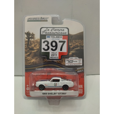 SHELBY GT-350 1965 n397 RALLY PANAMERICANA MEXICO 2011 1:64 GREENLIGHT