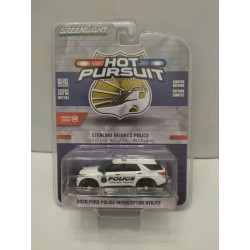 FORD INTERCEPTOR UTILITY 2020 USA POLICE STERLING HEIGHTS 1:64 GREENLIGHT