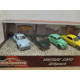 SET 5 CARS PORSCHE,VW,TOYOTA,FORD GIFTPACK VINTAGE CARS apx 1:64 MAJORETTE