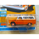 CHEVROLET SUBURBAN 1965 ORANGE/WHITE 1:64 AUTO WORLD