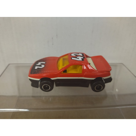 PONTIAC FIERO RED & BLACK n42 1:55/apx 1:64 MAJORETTE 206 NO BOX