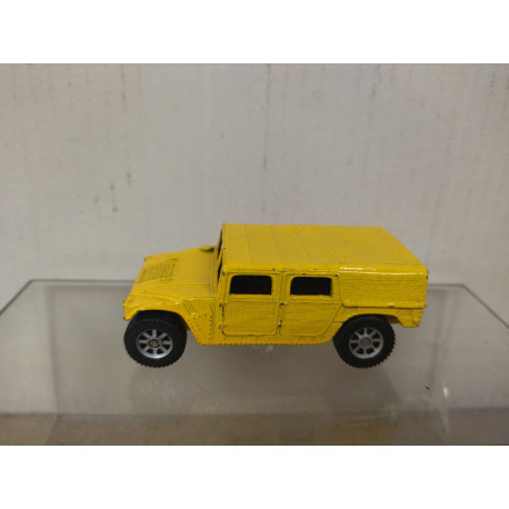 HUMMER HUMVEE YELLOW apx 1:64 MAISTO NO BOX