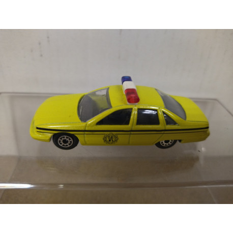 CHEVROLET CAPRICE FIRE FD YELLOW apx 1:64 MAISTO NO BOX