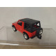 SUZUKI SJ SAMURAI RED & BLACK apx 1:64 MAISTO NO BOX