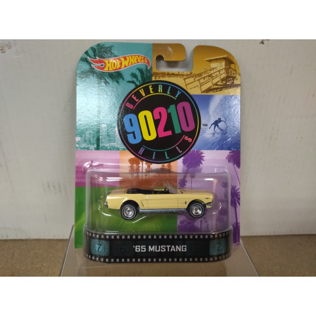 FORD MUSTANG 1965 CONVERTIBLE BEVERLY HILLS 90210 1:64 HOT WHEELS PREMIUM