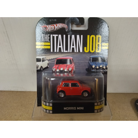 MORRIS MINI RED THE ITALIAN JOB 1:64 HOT WHEELS PREMIUM