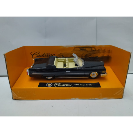 CADILLAC COUPE DE VILLE 1975 CABRIOLET BLACK 1:43 NEW RAY CITYCRUISER