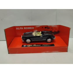 ALFA ROMEO GIULIETTA 1962 SPIDER 1600CC BLACK 1:43 NEW RAY CITYCRUISER