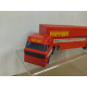 DAF 3300 SPACE CAB + TRAILER FERRARI 1:86/ apx 1:64 MATCHBOX VINTAGE NO BOX