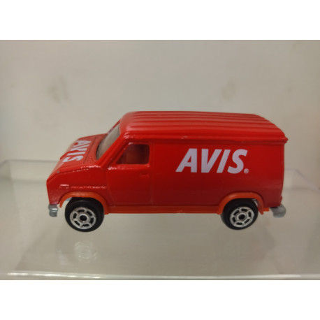 FOURGON (FORD E-350) AVIS RED 1:65/apx 1:64 MAJORETTE 234/279 NO BOX