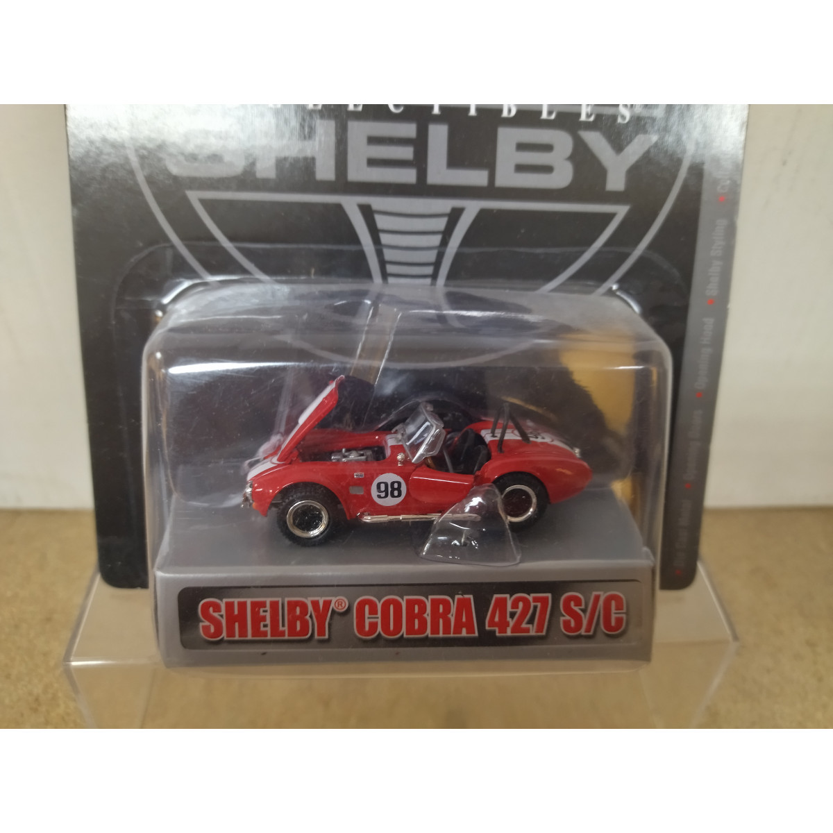 SHELBY COBRA 427 S/C 1964 Bleu YATMING 1:18 de reference