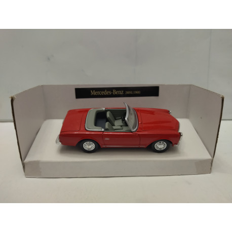 MERCEDES-BENZ 280SL ROADSTER 1957 RED 1:43 NEW RAY CITYCRUISER