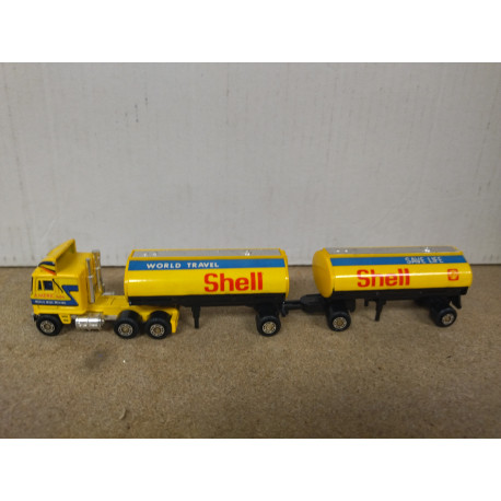 GMC TRUCK SEMI TRAILER SHELL H0 HAULERS 1:128/ apx 1:64 SHINSEI MINI POWER NO BOX