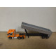 PETERBILT SEMI TRAILER DUMPER H0 HAULERS 1:128/ apx 1:64 SHINSEI MINI POWER NO BOX