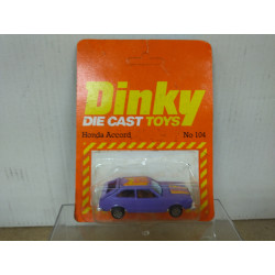 HONDA ACCORD PURPLE apx 1:64 DINKY HONG KONG No104