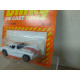 CHEVROLET CORVETTE C1 1956 COUPE WHITE & RED apx 1:64 DINKY HONG KONG No101