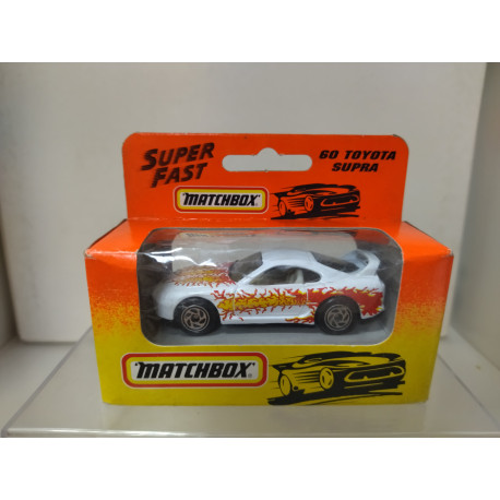 TOYOTA SUPRA SUPERFAST 60 1:59/apx 1:64 MATCHBOX BOX