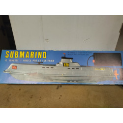 SUBMARINO DIRIGIDO JUGUETES TESBI VINTAGE NO FUNCIONA