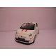 FIAT 500 WHITE & RED STRIPES 1:43 WELLY