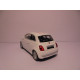FIAT 500 WHITE & RED STRIPES 1:43 WELLY