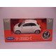 FIAT 500 WHITE & RED STRIPES 1:43 WELLY